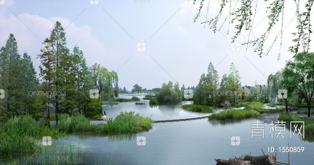 湿地景观PSDpsd下载【ID:1550859】
