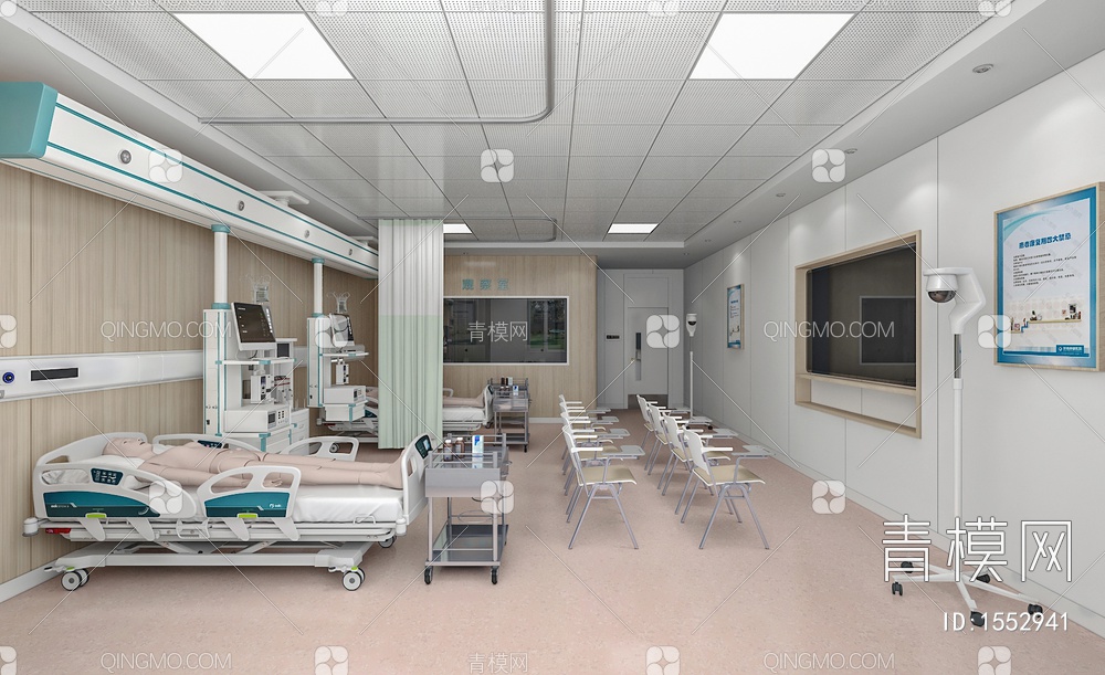 病房3D模型下载【ID:1552941】