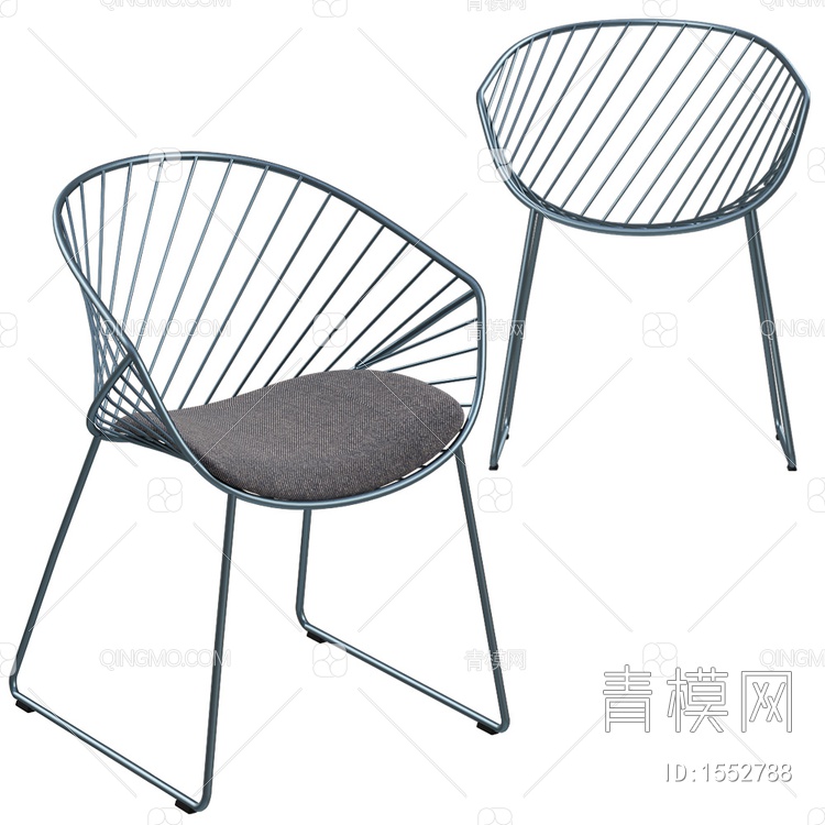 Bolina金属单椅3D模型下载【ID:1552788】