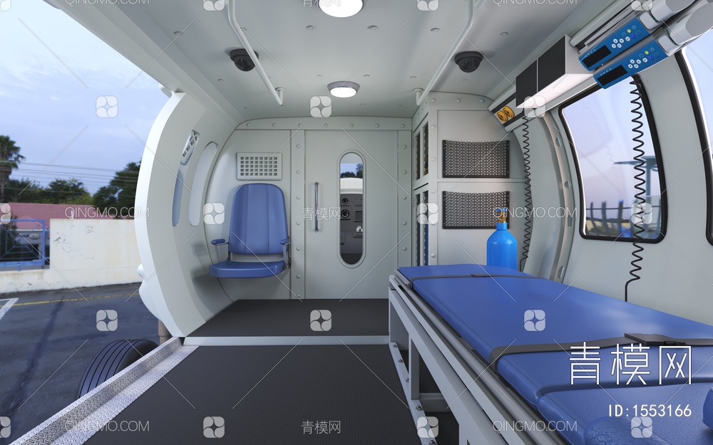救援直升机舱3D模型下载【ID:1553166】