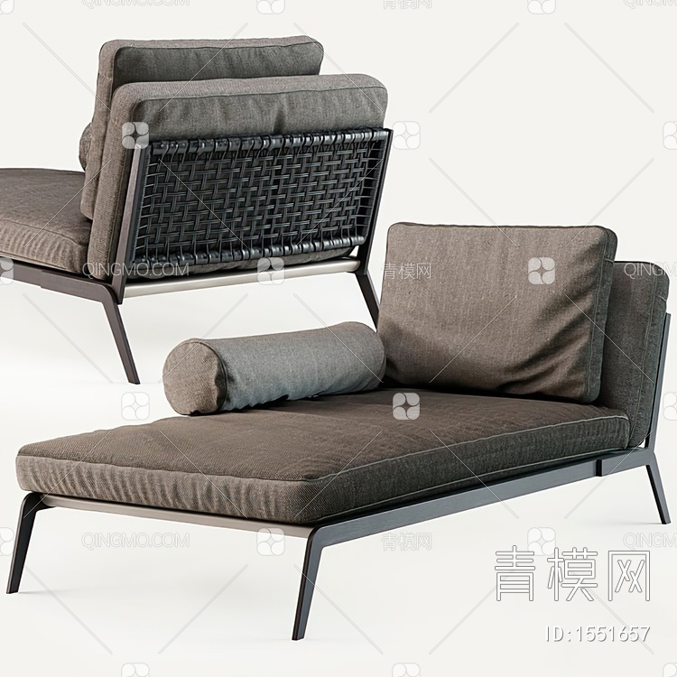 躺椅3D模型下载【ID:1551657】