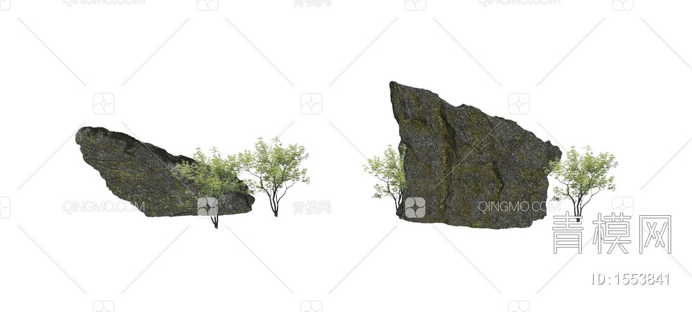 岩石石头SU模型下载【ID:1553841】