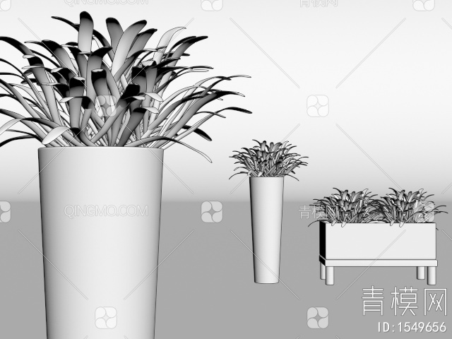 盆栽绿植3D模型下载【ID:1549656】