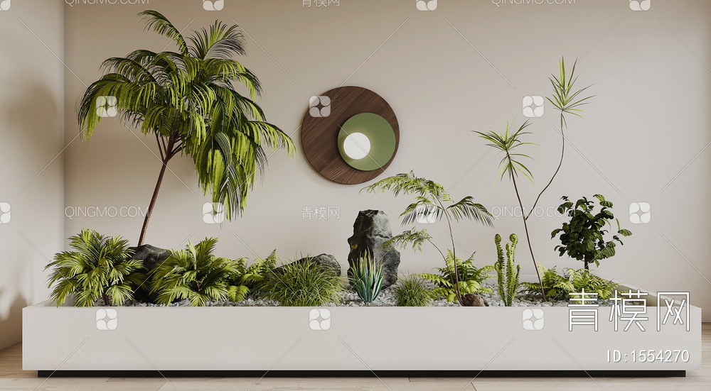 植物堆3D模型下载【ID:1554270】