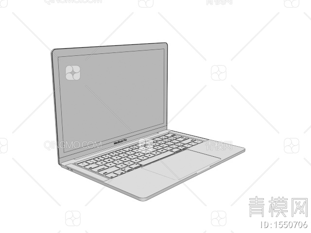 数码家电 MacBook PRo 苹果电脑3D模型下载【ID:1550706】