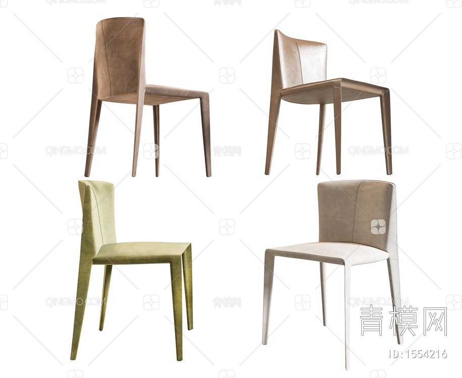 餐椅3D模型下载【ID:1554216】