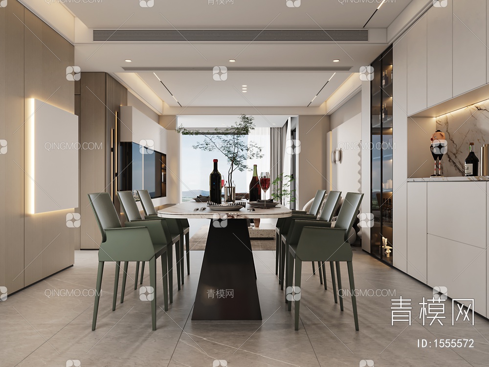 家居客餐厅3D模型下载【ID:1555572】