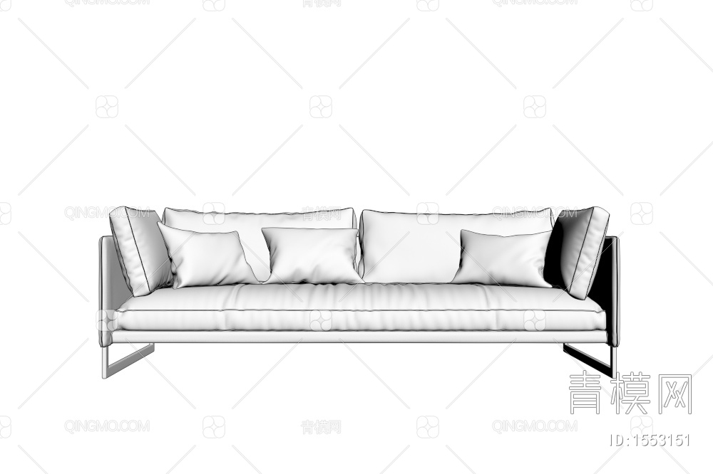 沙发3D模型下载【ID:1553151】