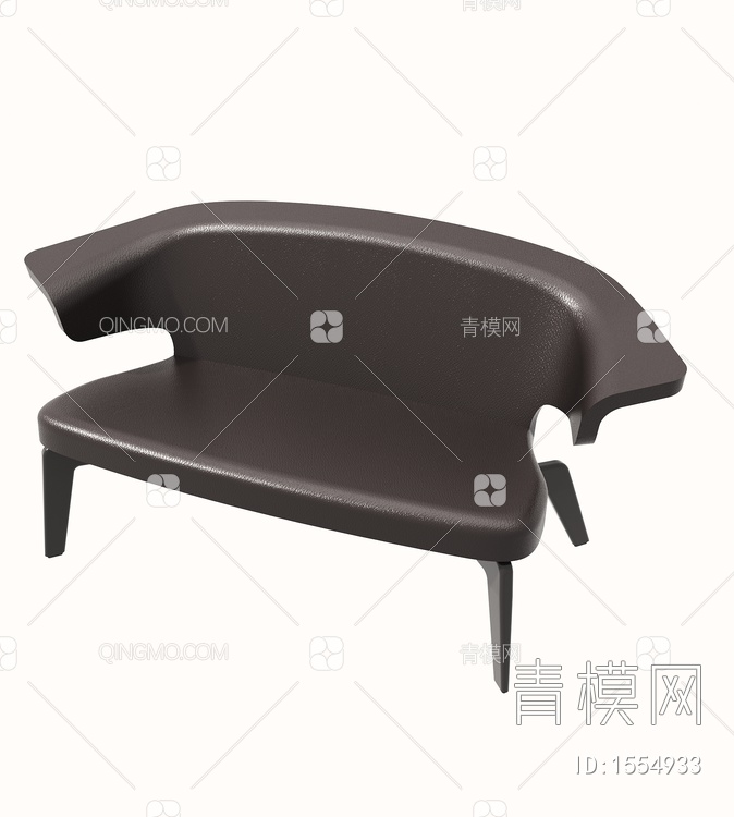 单人沙发3D模型下载【ID:1554933】