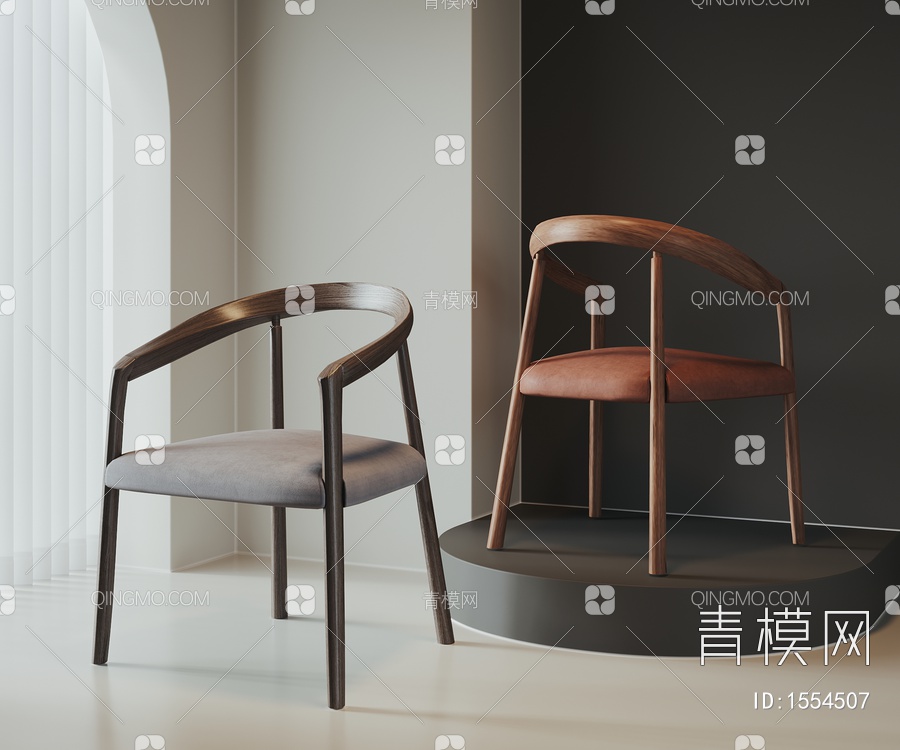 单椅3D模型下载【ID:1554507】