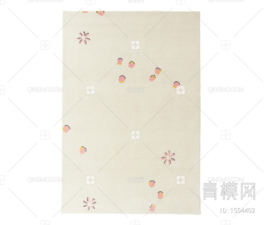 米色小花地毯贴图下载【ID:1554402】