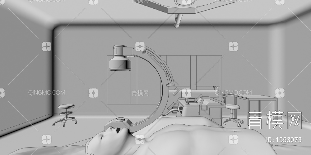 手术室全景图3D模型下载【ID:1553073】