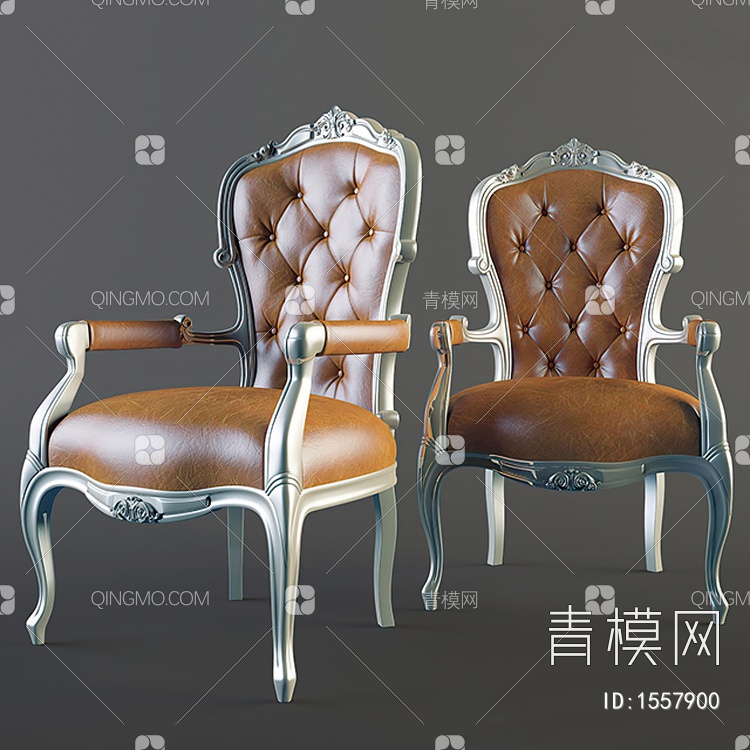 沙发椅3D模型下载【ID:1557900】