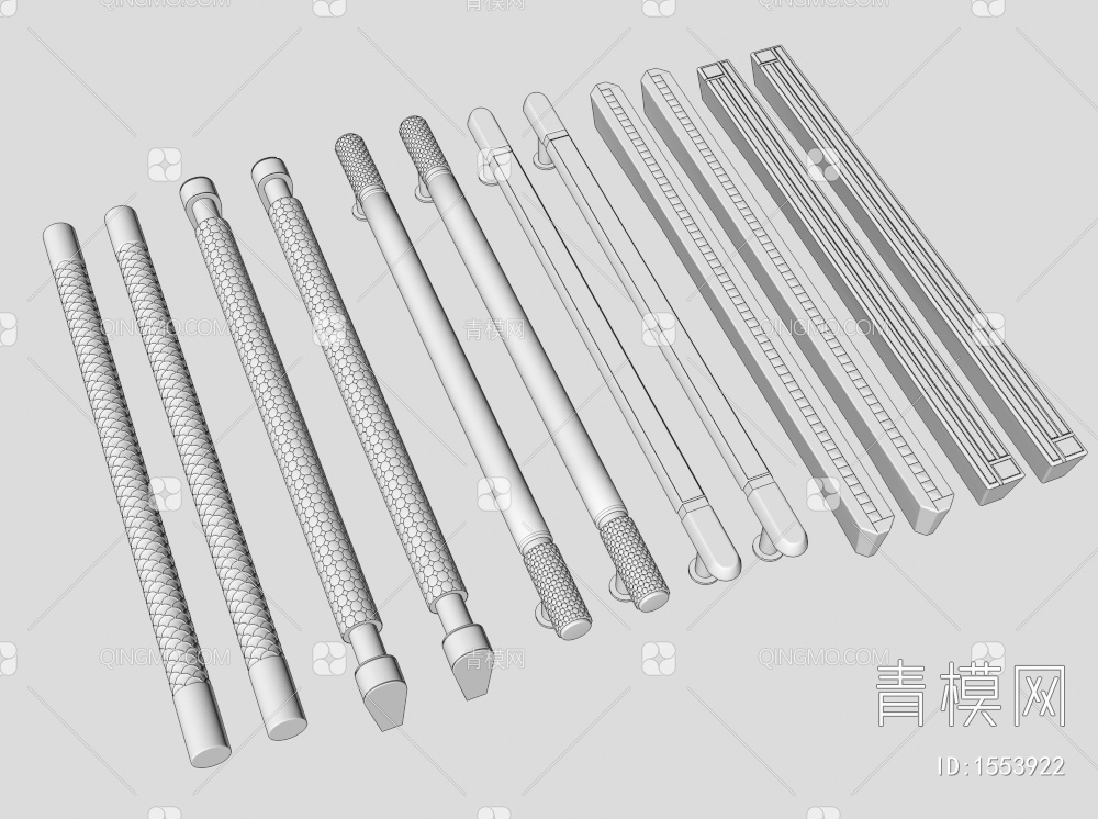 门把手3D模型下载【ID:1946766】