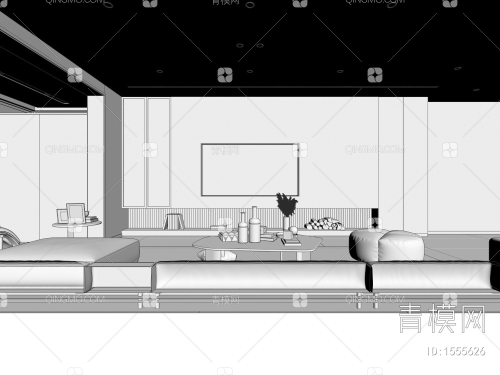 家居客餐厅3D模型下载【ID:1555626】