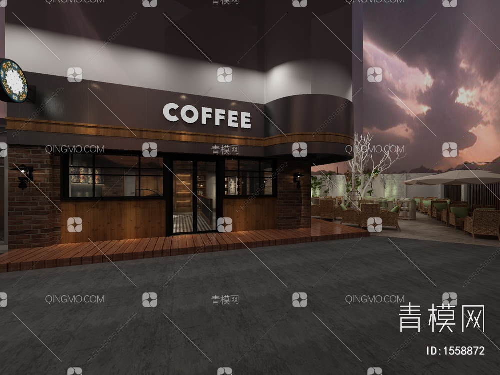 庭院咖啡3D模型下载【ID:1558872】