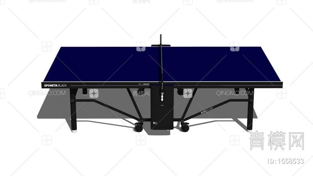 乒乓球桌 乒乓球台SU模型下载【ID:1558533】