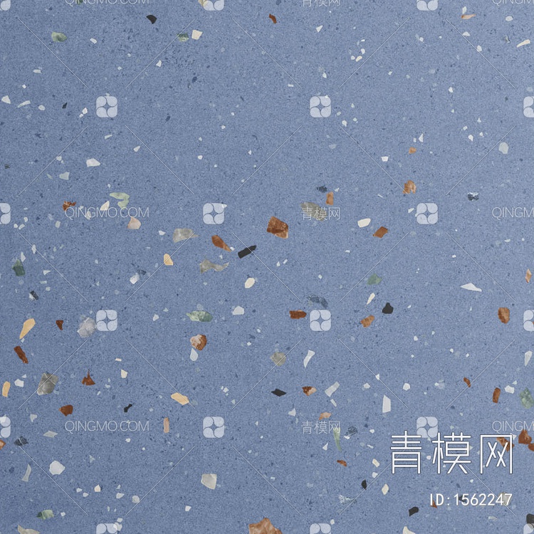 白马轻居瓷砖水磨石瓷砖天空蓝贴图贴图下载【ID:1562247】