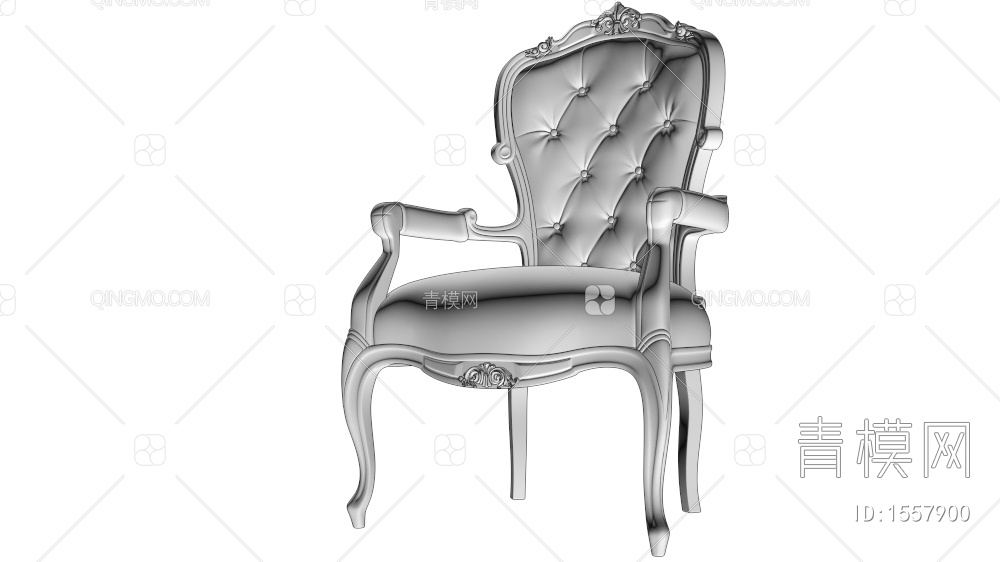 沙发椅3D模型下载【ID:1557900】