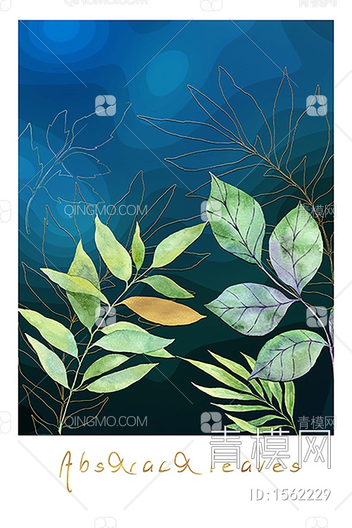 植物装饰画贴图下载【ID:1562229】