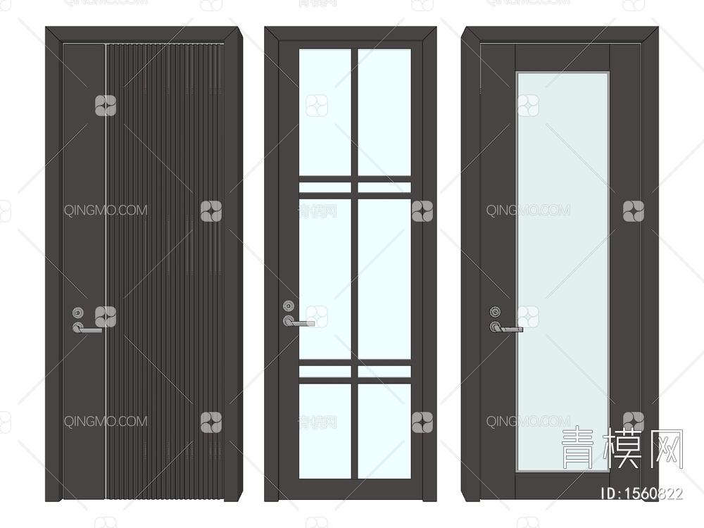 单开门SU模型下载【ID:1560822】