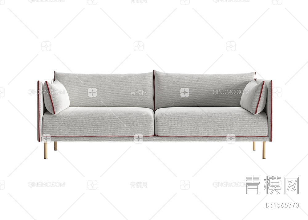 双人沙发3D模型下载【ID:1565370】