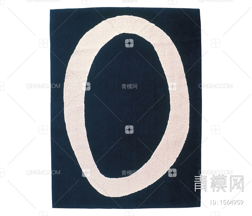 蓝色圆圈地毯贴图下载【ID:1564959】