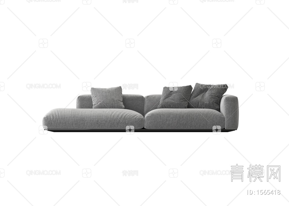 双人沙发3D模型下载【ID:1565418】