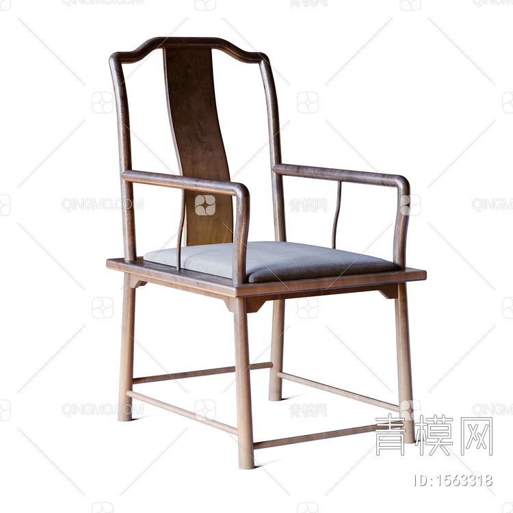 扶手椅3D模型下载【ID:1563318】