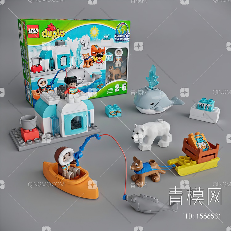 乐高玩具3D模型下载【ID:1566531】
