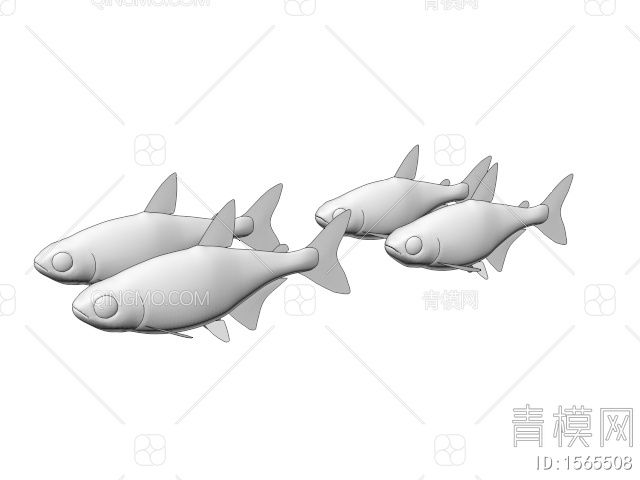 海洋生物 热带鱼3D模型下载【ID:1565508】