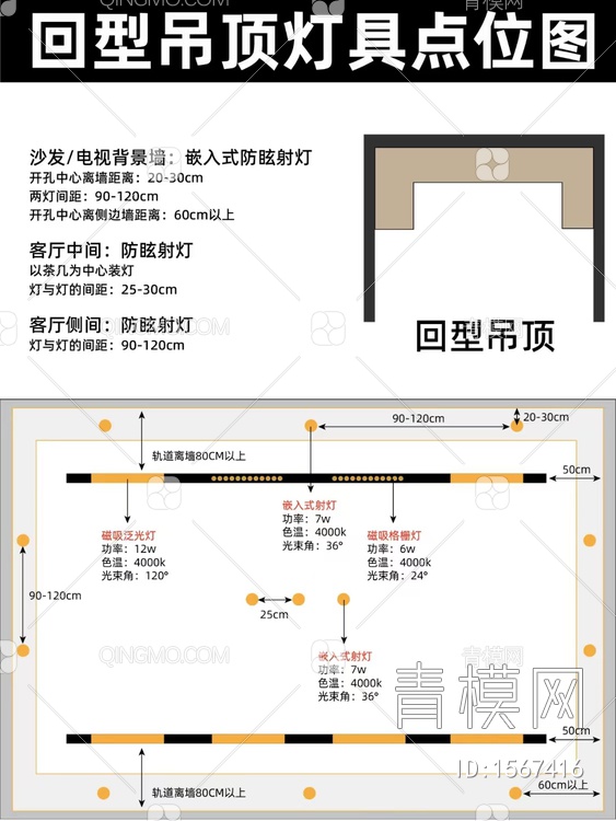 无主灯灯光设计【ID:1567416】