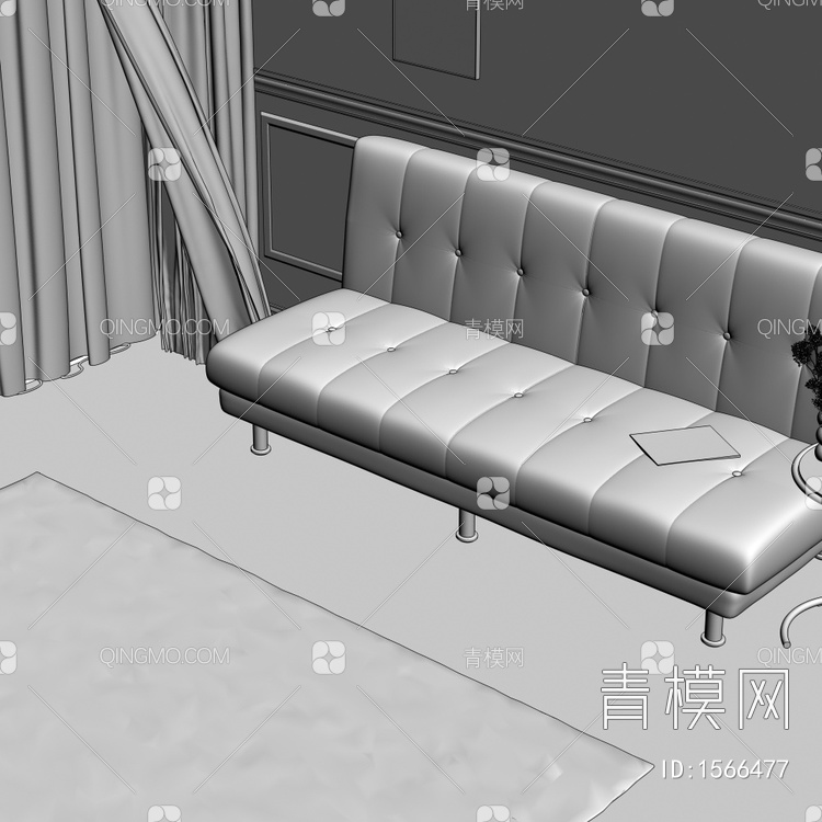 多人沙发3D模型下载【ID:1566477】
