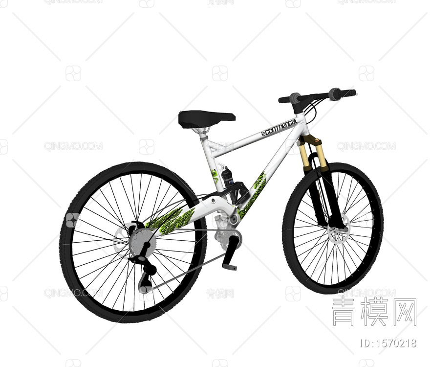 山地自行车SU模型下载【ID:1570218】