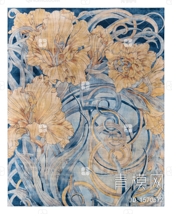 花卉地毯贴图下载【ID:1570572】