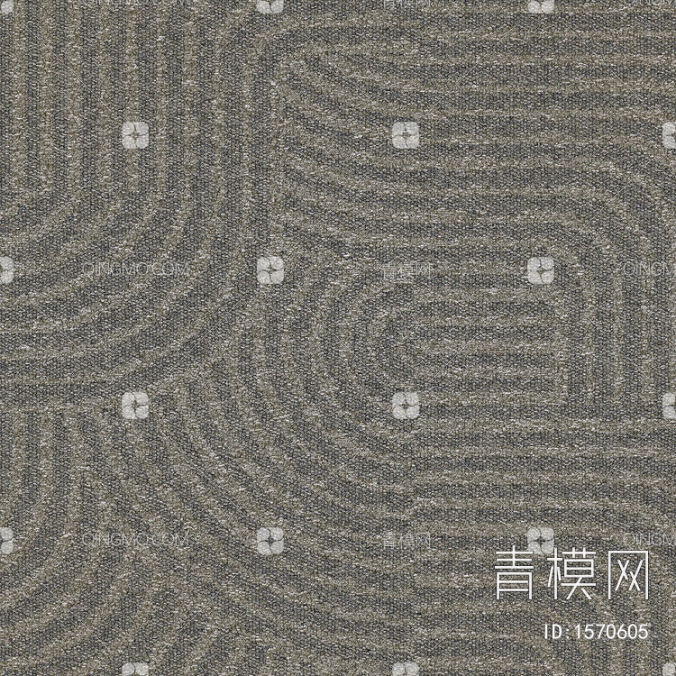 灰色回形纹地毯贴图下载【ID:1570605】