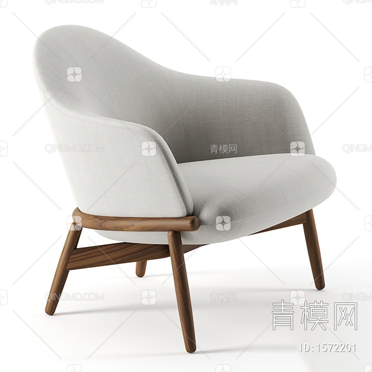 沙发椅3D模型下载【ID:1572201】