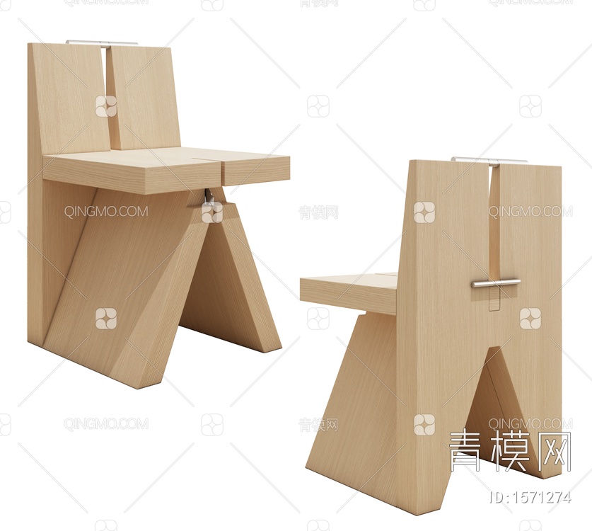 单椅3D模型下载【ID:1571274】