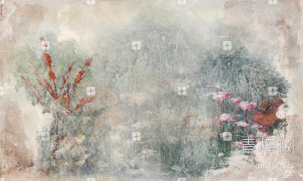 植物花卉壁纸贴图下载【ID:1571145】