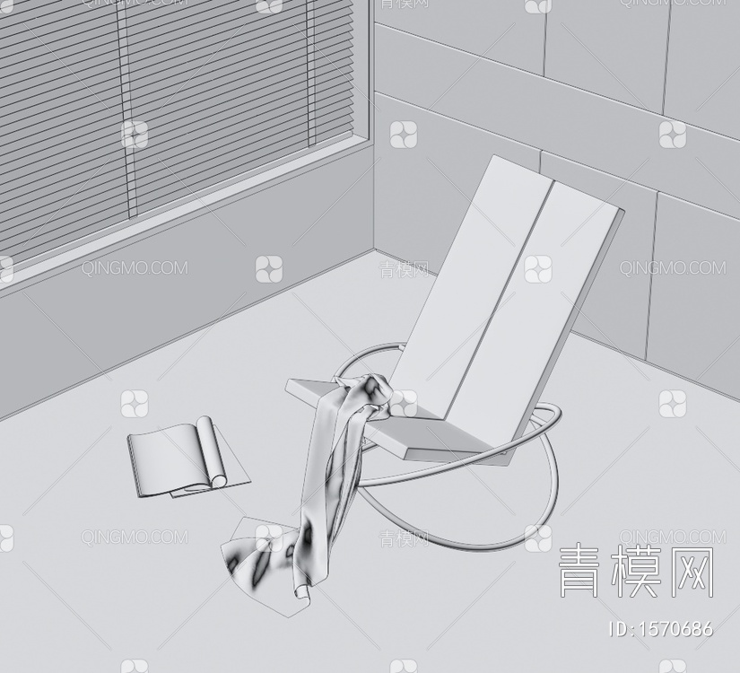 休闲椅3D模型下载【ID:1570686】