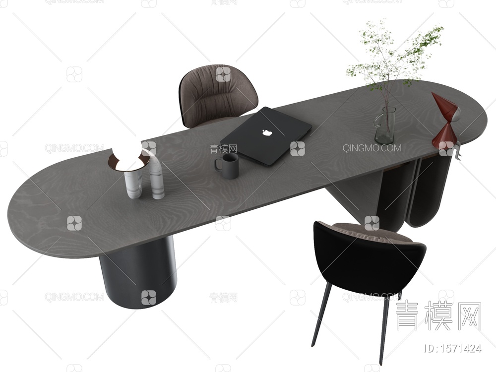 书桌椅3D模型下载【ID:1571424】