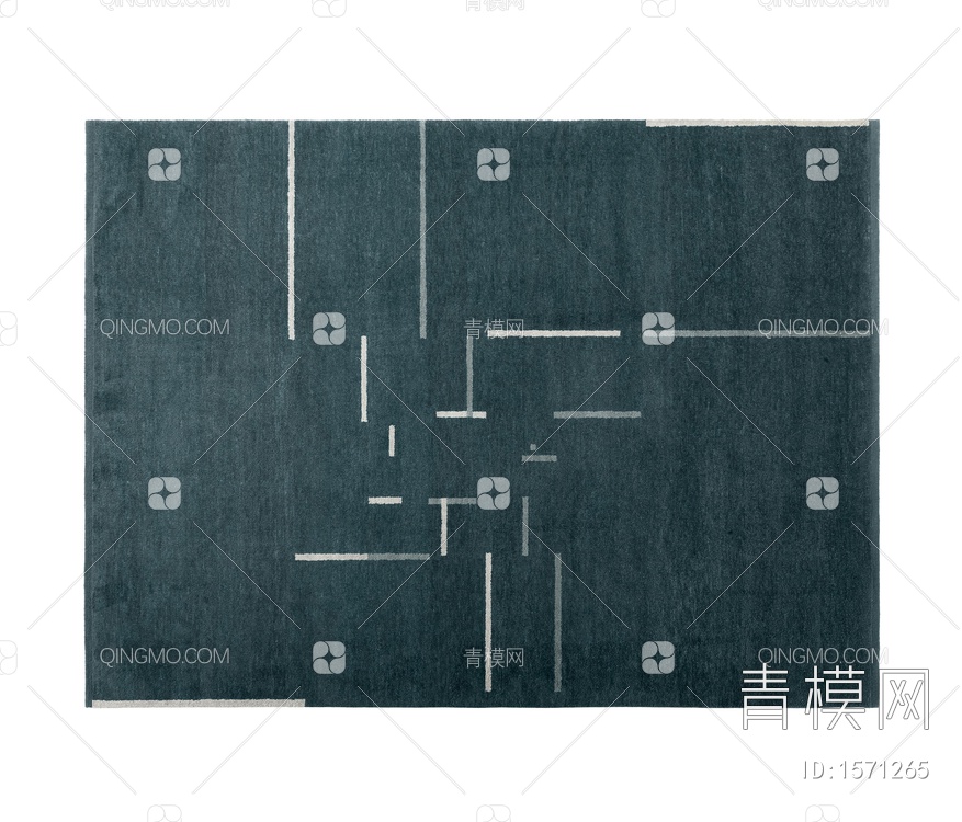蓝色线条地毯贴图下载【ID:1571265】