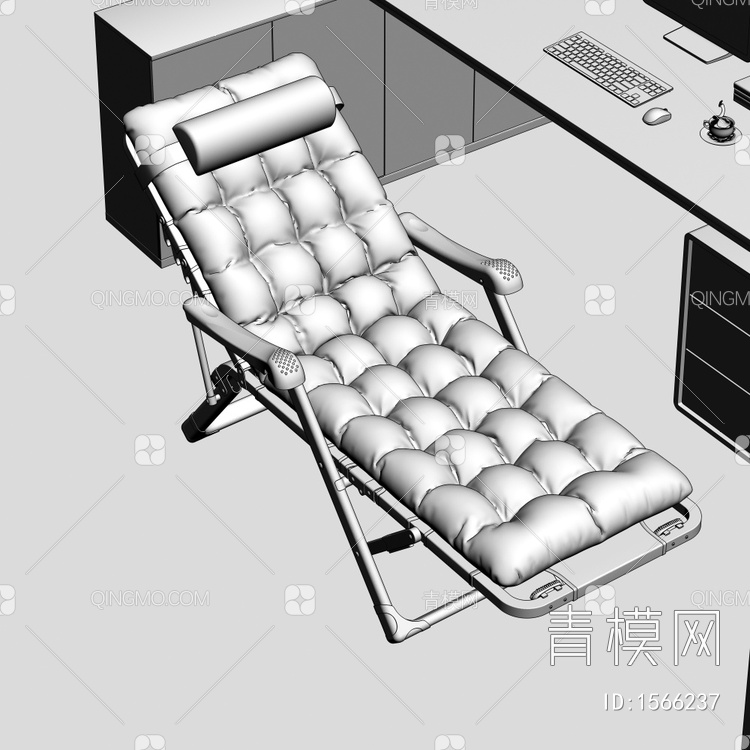 躺椅3D模型下载【ID:1566237】