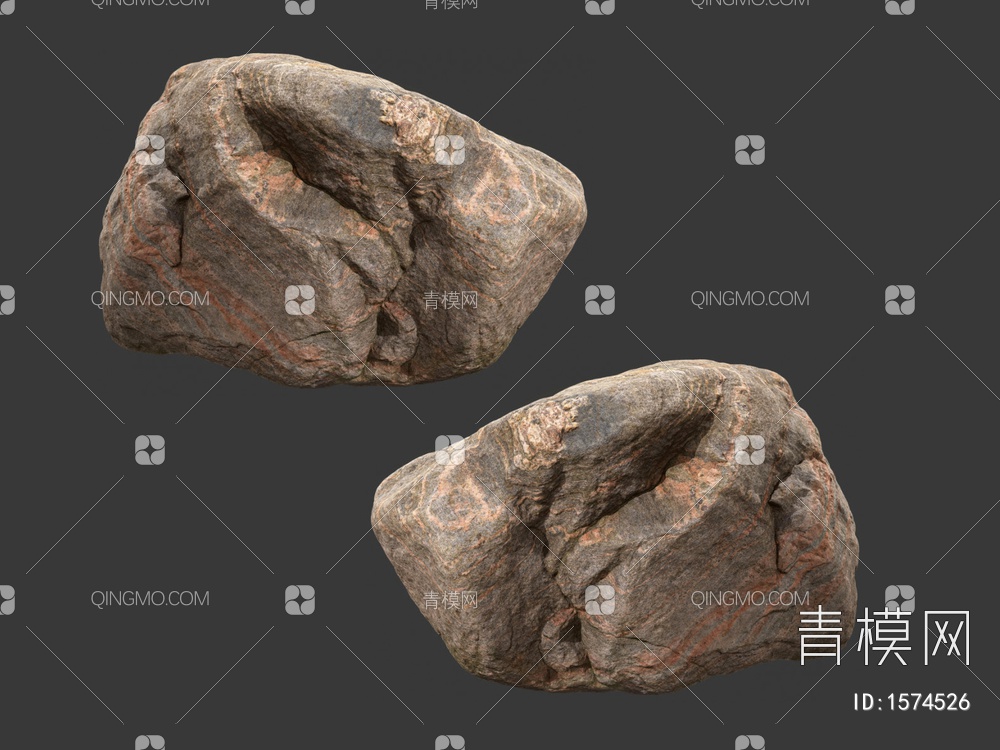 石头3D模型下载【ID:1574526】