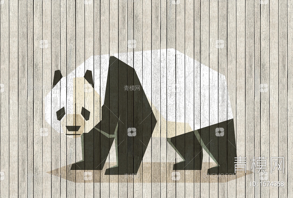 熊猫壁纸贴图下载【ID:1574358】