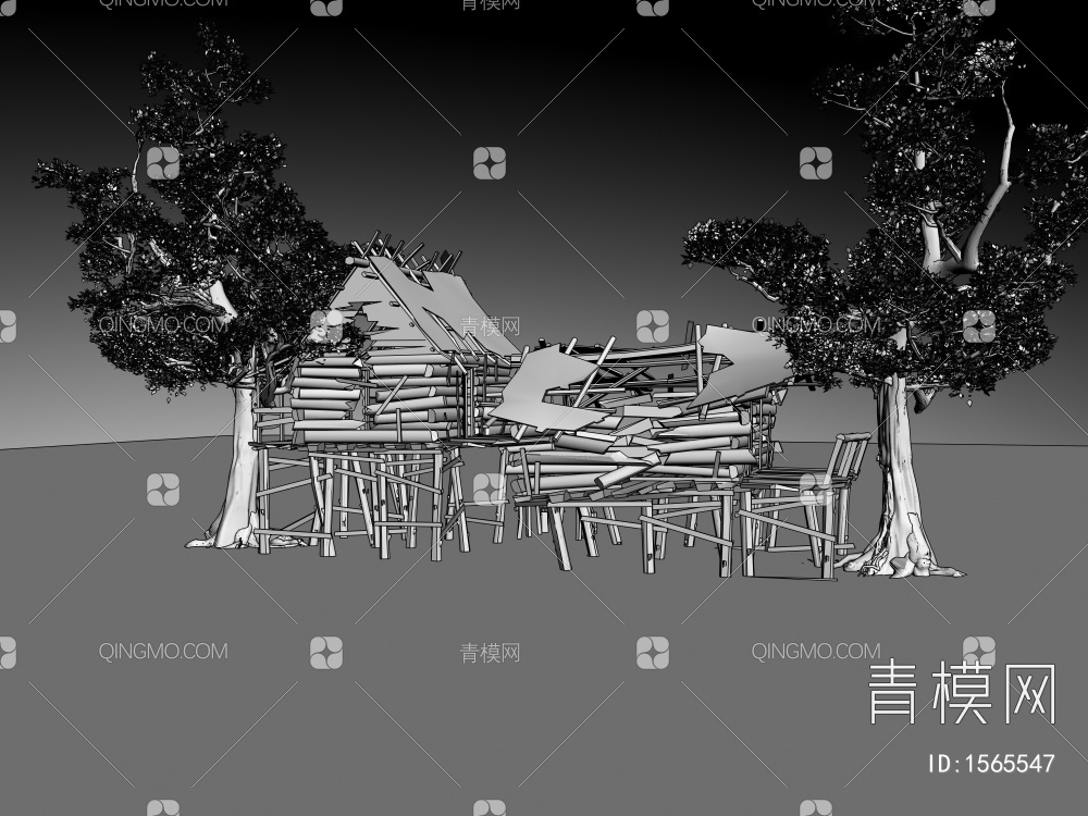 老房子3D模型下载【ID:1565547】