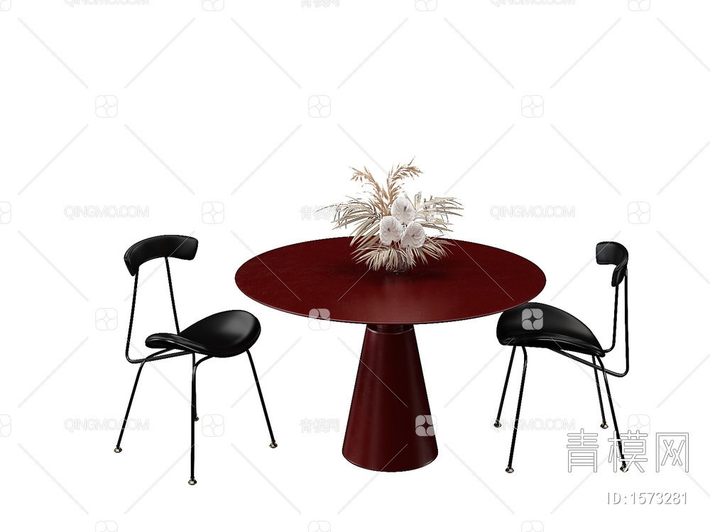 餐桌椅3D模型下载【ID:1573281】