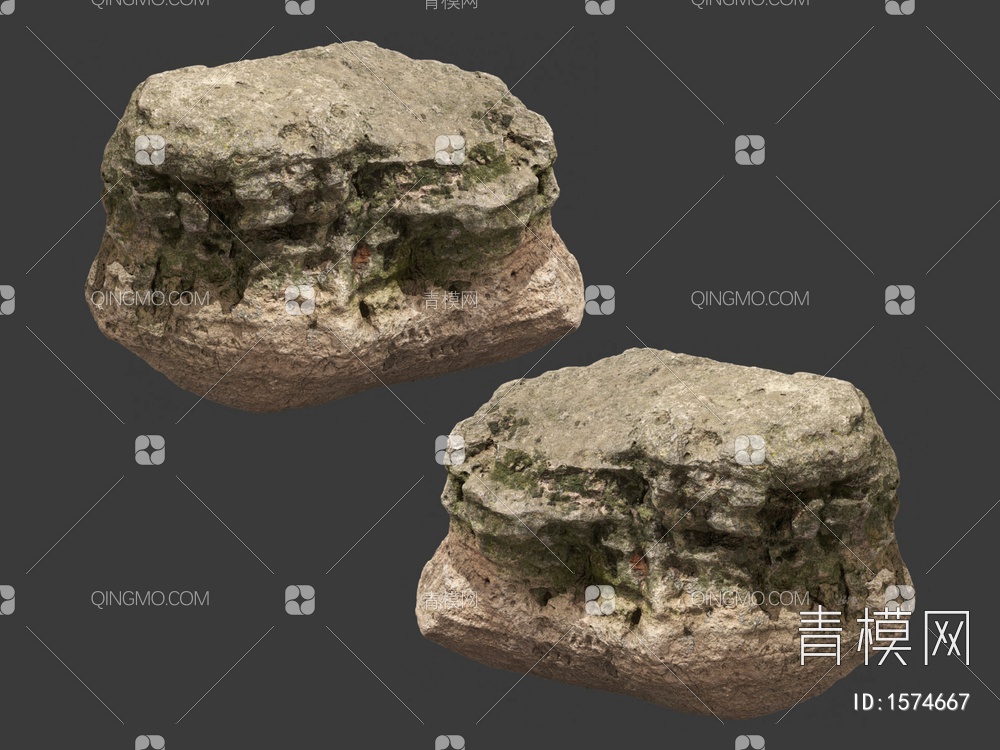 石头3D模型下载【ID:1574667】