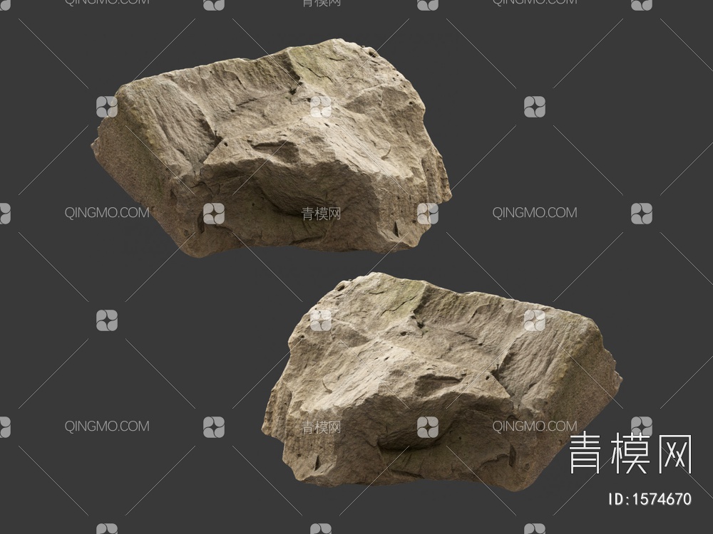 石头3D模型下载【ID:1574670】