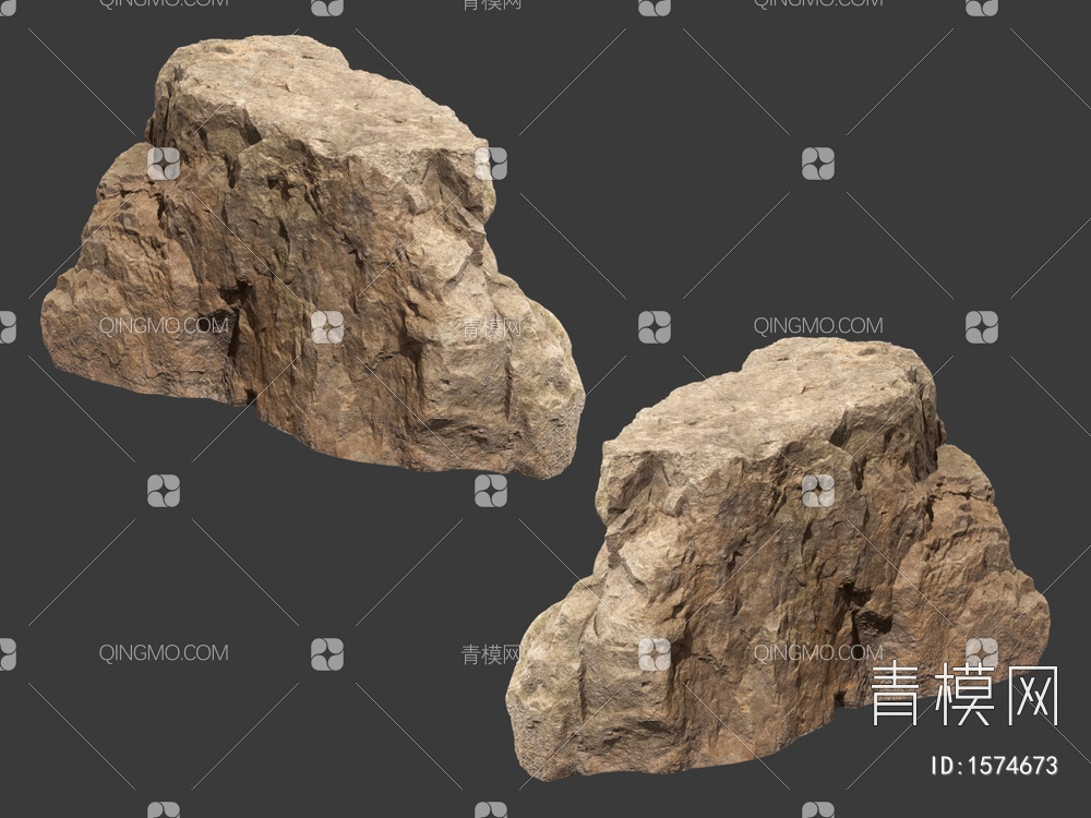 石头3D模型下载【ID:1574673】